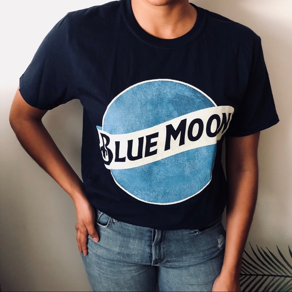 blue moon beer t shirt